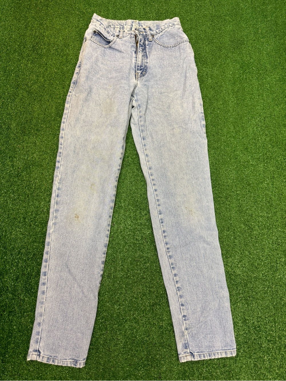 NEW YORK JEANS stone washed Denim Jeans women's classic fit Tall size 4